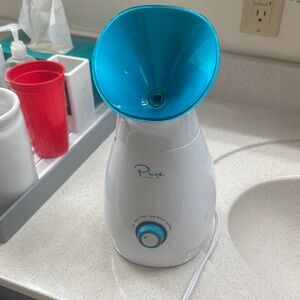 Pure Facial Steamer with Teal Mask